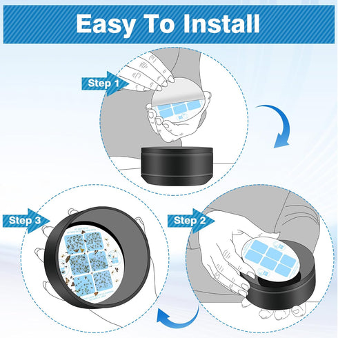 30 Pack Replacement Glue Cards DT152 Indoor Insect Trap and Killer, 3.4 Inch Indoor Mosquito Trap Refills Sticky Glue Pads...