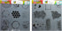 2 Crafters Workshop Large Mixed Media Stencils | 12 Inch X 12 Inch Templates | for Journaling, Scrapbooking, Card Making | To Make Texture, Batik,...