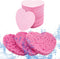 50 Count Compressed Facial Sponges with a Portable Storage Case,Natural Cellulose Spa Heart Shape Face Sponge for Daily Deep Cleansing Exfoliating...