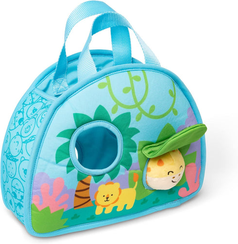 Melissa & Doug Rollables Take-Along Tote with Giraffe Infant and Toddler Toy (2 Pieces)...