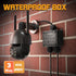 Junction Box - 3 Way-Y M20 IP68 Outdoor Electrical Box Waterproof, Wire Range Ø5-9mm Underground Electrical Junction Box, Open Splice Junction Box...