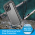 SPORTLINK for iPhone 13 Pro Waterproof Case - Full Body Shockproof Dustproof Phone Screen Protector Rugged Waterproof Case for iPhone 13 Pro 6.1 I...