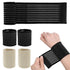 Sibba Wrist Brace Wraps 4 PCS Carpal Tunnel Support Straps Compression Sleeve Weightlifting Work Wristbands Gym Wrap Band Forearm Sweatband Tennis...