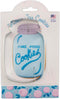 Mason Jar Cookie Cutter 4.5" with Recipe Card, Made in USA by Ann Clark...