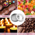 TecUnite 4 oz Metal Tin Cans Round Tin Containers Empty Cans with Clear Top Lid Spice for Kitchen Office Candles Candies and Gifts Holding(24 Piec...