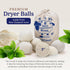 Handy Laundry Wool Dryer Balls - Natural Fabric Softener, Reusable, Reduces Clothing Wrinkles and Saves Drying Time, Better Alternative to Plastic...