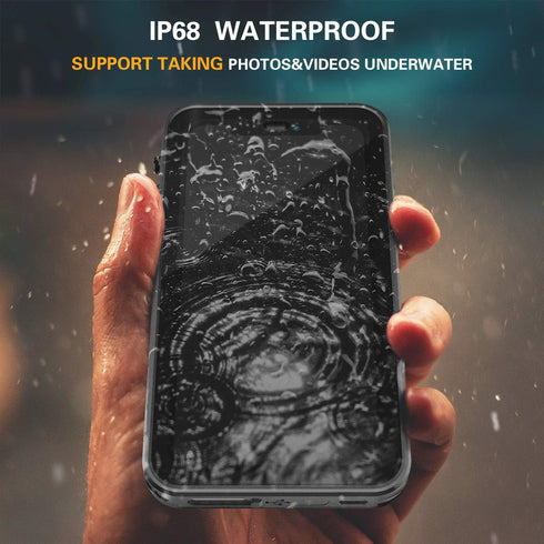 for iPhone 11 Case Waterproof,with Built in Screen Protector,Shockproof Dustproof Full Body Heavy Duty Protective Phone Case for iPhone 11 6.1 inc...