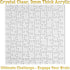 Funwares ImPuzzable Insanely Impossible Puzzle: 100-Piece Clear Acrylic Puzzle for Adults, Every Piece Unique, False Edges, False Corners, Hardest...
