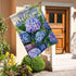 Welcome Spring Floral Flowers House Flag Double Sided, Hydrangea Decorative Garden Yard Outdoor Large Decor, Summer Farmhouse Burlap Home Outside ...