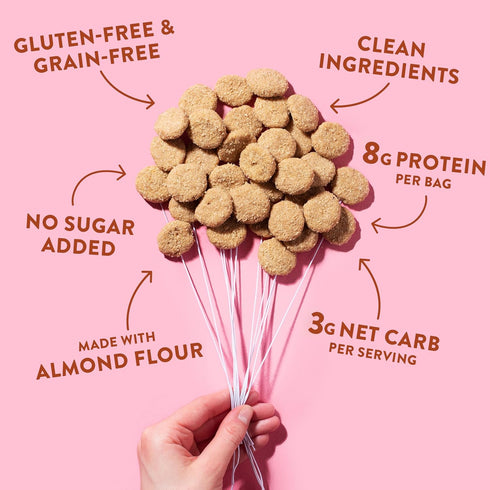 HighKey Low Carb Snickerdoodle Cookie - Keto Snacks Diabetic Desserts Diet Friendly Food Gluten Free Zero Carbs Treat Cinnamon Sweets Healthy Snac...