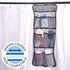 S&T INC. Shower Organizer, Shower Caddy or Bathroom Organizer with Quick Drying Mesh, 7 Pockets to Hold Shampoo, Soap, Loofah, and Cruise Ship Ess...