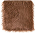 Faux Fur Fabric for Crafts, Gnomes, Animal Costumes, Cushions, Decorations Brown 10x10in...