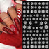 Christmas Nail Art Stickers 5D Embossed White Snowflake Nail Decals Cute Stereoscopic Elk Heart Nail Art Supplies Christmas Tree Planet Nail Desig...