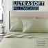 HC Collection Pillow Cases Standard Size/Queen Size Set of 2- Microfiber, Extra Soft Pillowcases - Easy Care & Machine Washable - Sage...