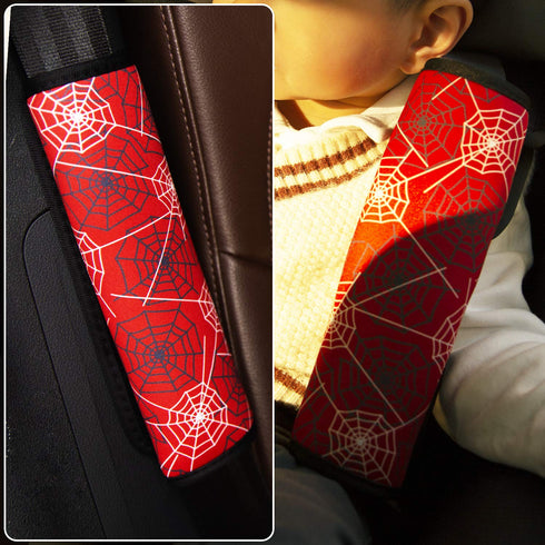 Spider Seat Belt Cover for Kids, Seat Belt Pad for Boys, Car Seat Straps Shoulder Pads for Kids, Kid's Seat Belt Cushion, Shoulder Strap Pad, 1 Pi...