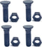 4 Packs Blades Cutting Edge Plow Grader Blades Bolts & Nuts 5/8"-11 x 2-1/4" for Snow Plow Construction Machinery...
