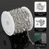 UMAOKANG 16.4 Feet Stainless Steel Jewelry Chain for Jewelry Making, Silver Heart Necklace Bracelet Chain Bulk Jewelry Supplies Findings...