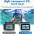 TELESIN Waterproof Case for DJI Action 4 Action 3 Camera Accessories, with Anti-fog Underwater Housing Shell Cage Supports 45M/148FT Deep Diving S...