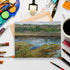 2PCS Wood Panel Board, 9 x12 inch Unfinished Wood Canvas Rectangle Wooden Panel Boards for Painting, Pouring, Arts Use with Oils, Acrylics...