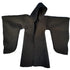 1:12 Scale Fabric Cape Robe with Hat for 6" Bandai SHF Figma Body Doll Action Figure (no Figure) (Black L Sleeve)...