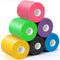 Upgraded 6 Pack Pre Wrap Athletic, Multi Color Prewrap Athletic Tape for Hair Soccer, Soccer Sports Pre Wrap Tape, Pre-Wrap Foam Underwrap Tape - ...
