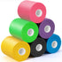Upgraded 6 Pack Pre Wrap Athletic, Multi Color Prewrap Athletic Tape for Hair Soccer, Soccer Sports Pre Wrap Tape, Pre-Wrap Foam Underwrap Tape - ...
