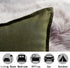 Jeanerlor Cotton Linen Square Decorative Throw Pillow Case Cushion Cover with Twin Needles Stitch on Edge,for Wedding Party Gift Car 12"x20"(30 x ...