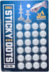Ner Mitzvah Candle Sticky Dots - Candle Wax Dots - Candle Accessories - 48 Dots...