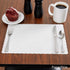 Paper Placemats for Dining Table – Disposable Scalloped Edges Blank Table Mats Great for Parties and Christmas Table Decorations 10"x14" 50 Pack (...