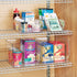 iDesign Linus Spice Packet Organizer Bin for Kitchen Pantry, Cabinet, Countertops - Clear Large...