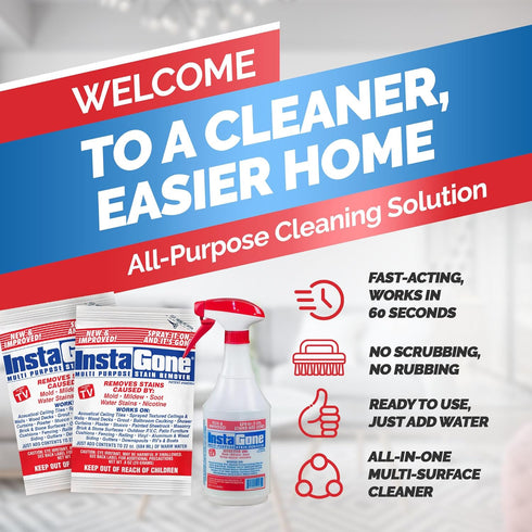 Cleaning Supplies, All Purpose Cleaner, 0.8oz Pack of 2, Hard Water Stain Remover, Multisurface Cleaner Spray, Bathroom Cleaner, Toilet Cleaner, S...