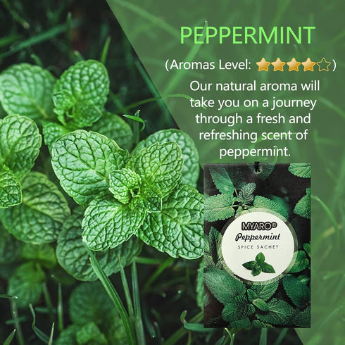 MYARO 12 Packs Peppermint Potpourri Bags Sachets for Drawer and Closet, Long-Lasting Drawer fresheners Closet sachets Home Fragrance...