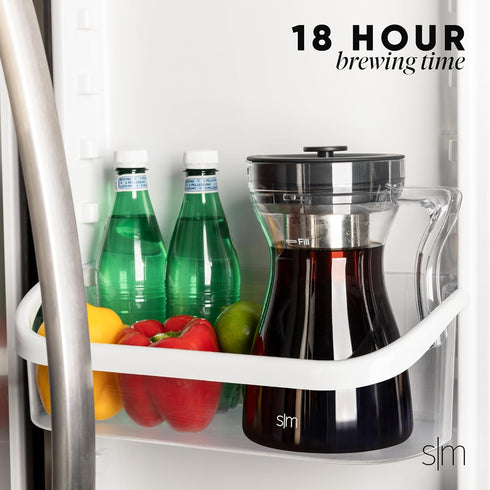 Simple Modern Hugo Cold Brew Coffee Maker | Airtight Pitcher with Fine Mesh Filter | Iced Tea Brewer | 1.5 Quart...