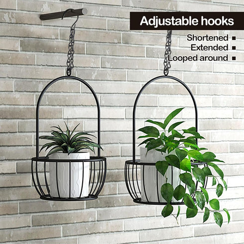 2pcs 9.5 Inch Black Hanging Chain for Bird Feeders, Planters, Lanterns, Lanterns, Suet Baskets, Wind Chimes, Chains Signs and Ornaments...