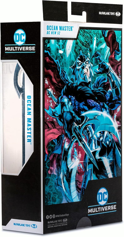 McFarlane Toys - 7-Inch Gold Label Ocean Master Figure – DC Multiverse Figures – Aquaman Toys – Gold Label Action Figure – 22 Moving Parts – Colle...