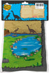 Deluxebase Jumbo Playset - Dinosaur from 12-Piece Large Dinosaur Figurines Toy Set. Bag of Dino Toys including a Stegosaurus, Pterodactyl and Spin...