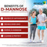Renew Actives HIGH Potency D-Mannose & Cranberry Complex 1000MG – with Premium Hibiscus, Dandelion Herb Extracts – Antioxidant Support - NO Artifi...