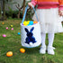 Poptrend Easter Basket Bags,Easter Eggs/Gift Baskets for Kids,Bunny Tote Bag Bucket for Easter Eggs,Toys, Candy,Gifts (Blue paillette)...