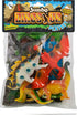 Deluxebase Jumbo Playset - Dinosaur from 12-Piece Large Dinosaur Figurines Toy Set. Bag of Dino Toys including a Stegosaurus, Pterodactyl and Spin...