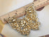 Alilang Golden Tone Sparkle Green Blue Crystal Rhinestones Butterfly Insect Brooch Lapel Pins for Hat Bag Suit Tie...