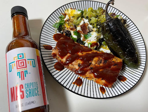 MAS Chipotle Hot Sauce - Award Winning - Gourmet Sauce (Gluten Free), 5 oz...