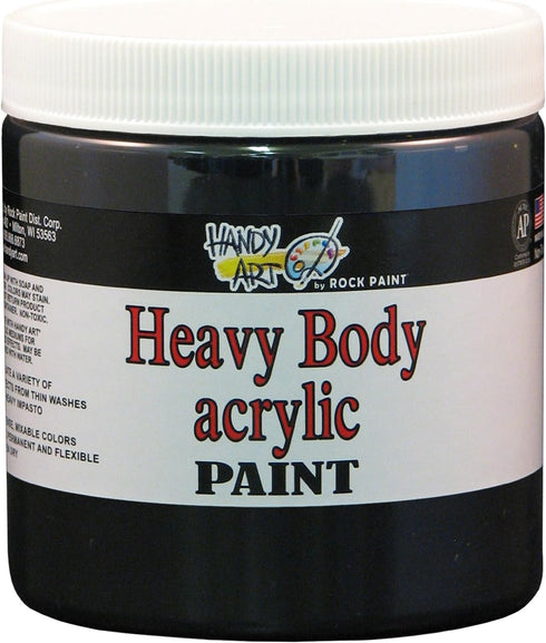 Handy Art Nu Master Heavy Body Acrylic Paint 8 ounce, Mars Black...