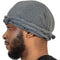 Veeta Superior Halo Turban Silk Satin Lined Head Wrap, Pre-Tied Turban for Men & Women, Turban Durag Wave Cap (Grey)...
