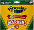 Crayola CRA-58-7712 Classic Non-Washable Marker, Broad-Line, 12 Colors/Set...