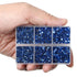 LPBeads 6400 Pieces Hotfix Rhinestones Lt Sapphire Flat Back 5 Mixed Sizes Crystal Round Glass Gems with Tweezers and Picking Rhinestones Pen...