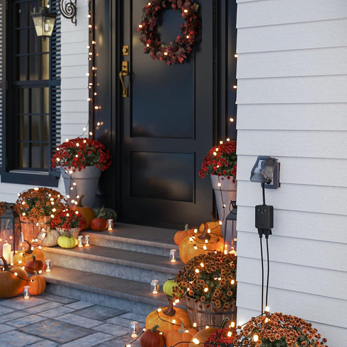 Wyze Plug Outdoor, Dual Outlets Energy Monitoring, IP64, 2.4GHz WiFi Smart Plug, Works with Alexa, Google Assistant, IFTTT, No Hub Required, Black...