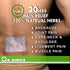 All-Natural Herbal Blend Pain Relief Gel Patch Deep Penetrating Water Resistant (5 Patches)...