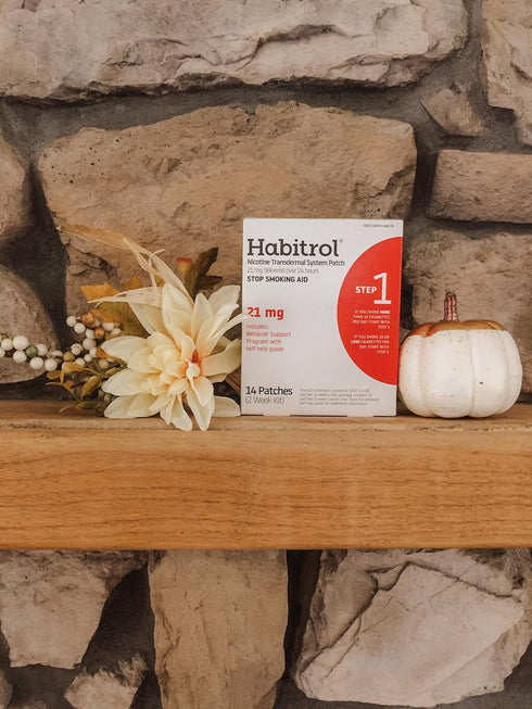 Habitrol Nicotine Transdermal System Stop Smoking Aid, Step 1 (21 mg), 14 Count (Pack of 1)...