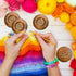 50 Pcs 2.36inch Large Wood Buttons, 4 Holes Big Size Round Sewing Button 60mm Natural Wooden Buttons for Craft DIY Projects Sewing Decoration Bag ...