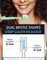 Premium Soft Toothbrush | Gentle Cleaning Soft Toothbrushes for Adults & Kids w/Microfiber Bristles | Multilayered Bristles Travel Toothbrush Set ...
